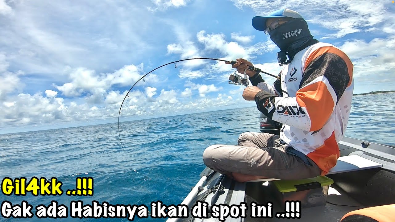 UMPAN INI GACOR ABISS 🔥🔥..!!! MICRO JIG 40GRAM PANEN STRIKE DI KEDALAMAN 15METER