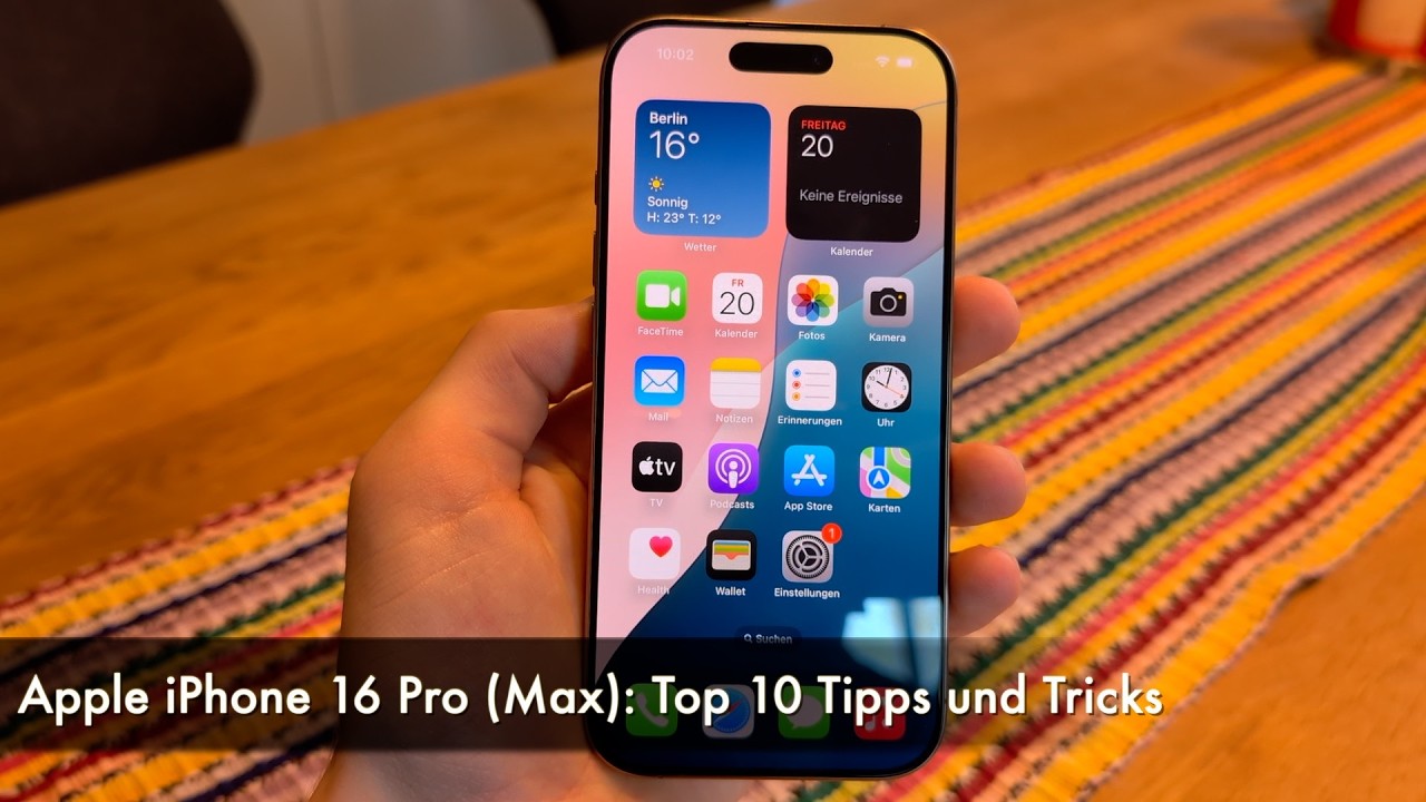 Apple iPhone 16 Pro (Max): Top 10 Tipps und Tricks