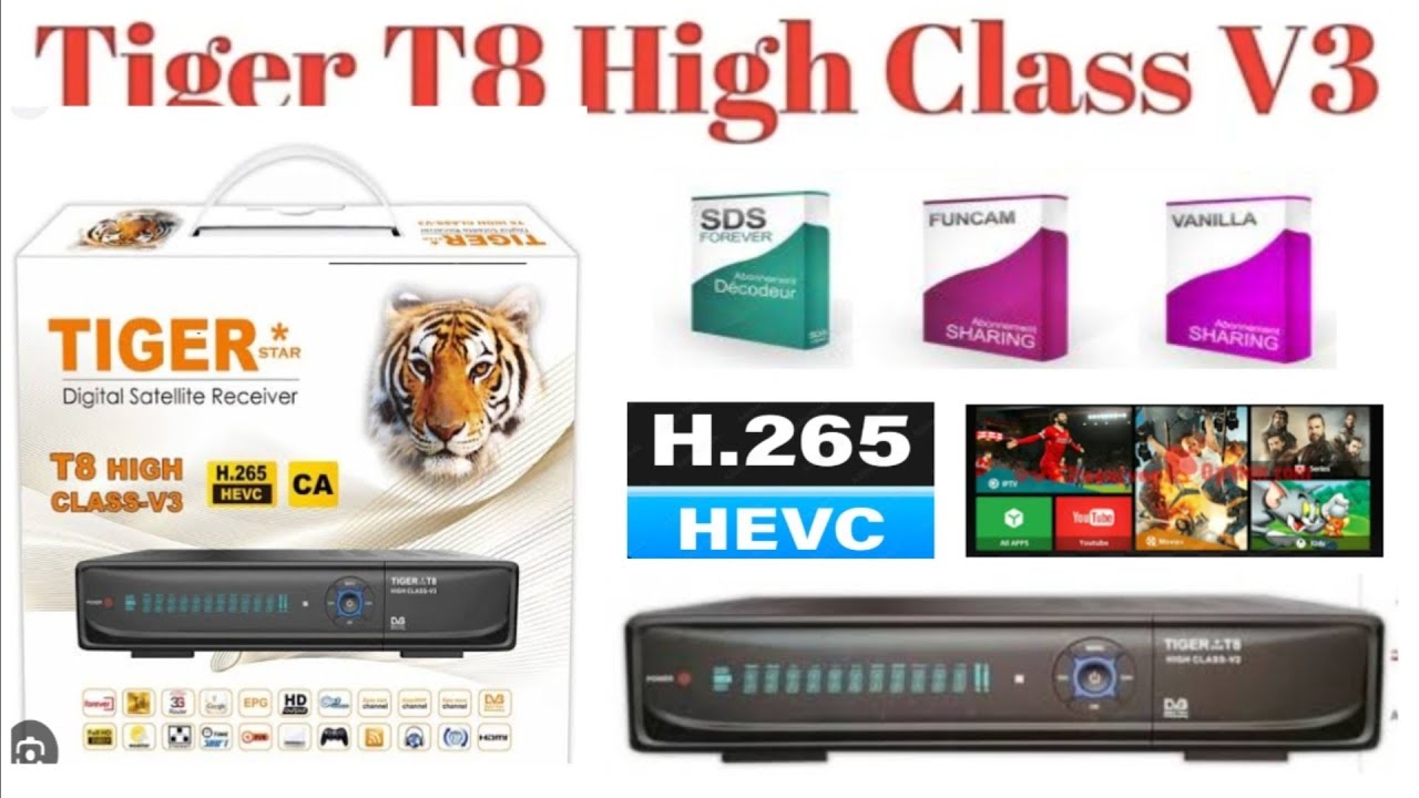 Tiger T8 HIgh V3 UHD H265 10Bit Complete ReView 2024