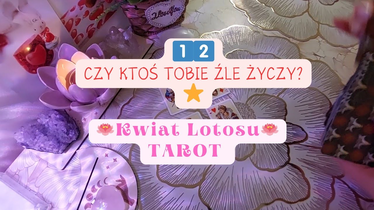 ⚡️Czujesz się źle ? Ktoś Tobie źle życzy?  Sprawdzimy 1️⃣2️⃣ #tarot #kwiatlotosutarot #pickacard