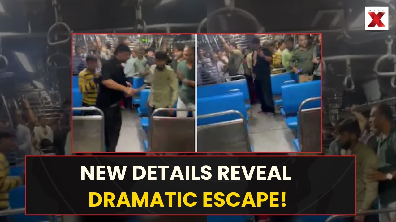 Mumbai Local Train Murder: CCTV Shows Accused's Chilling Exiting Before Train Halted | NewsX