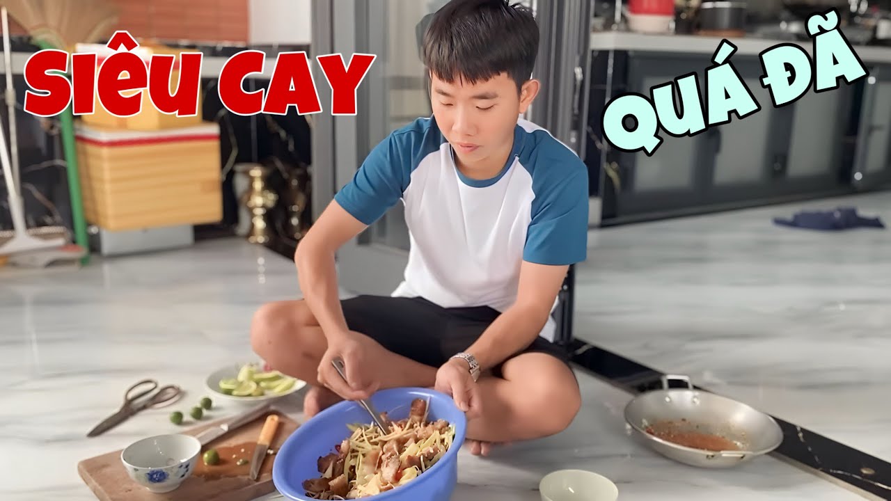 Hết Nước Chấm Với Món Ba Rọi Lắc Sả Tắc Siêu Cay