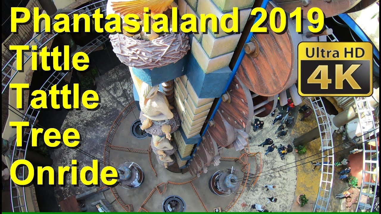 Phantasialand 2019 Tittle Tattle Tree OnRide & Off Ride (POV/4K) 2160p UHD - Vekoma Para-Tower