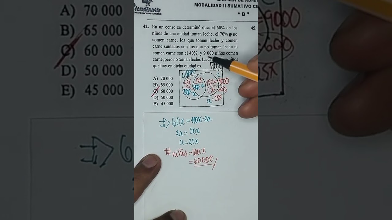 II SUMATIVO - 2025 II B - CEPUNT - 1° PARTE. #matematicas #UNT #UNMSM #UNI #CEPUNT