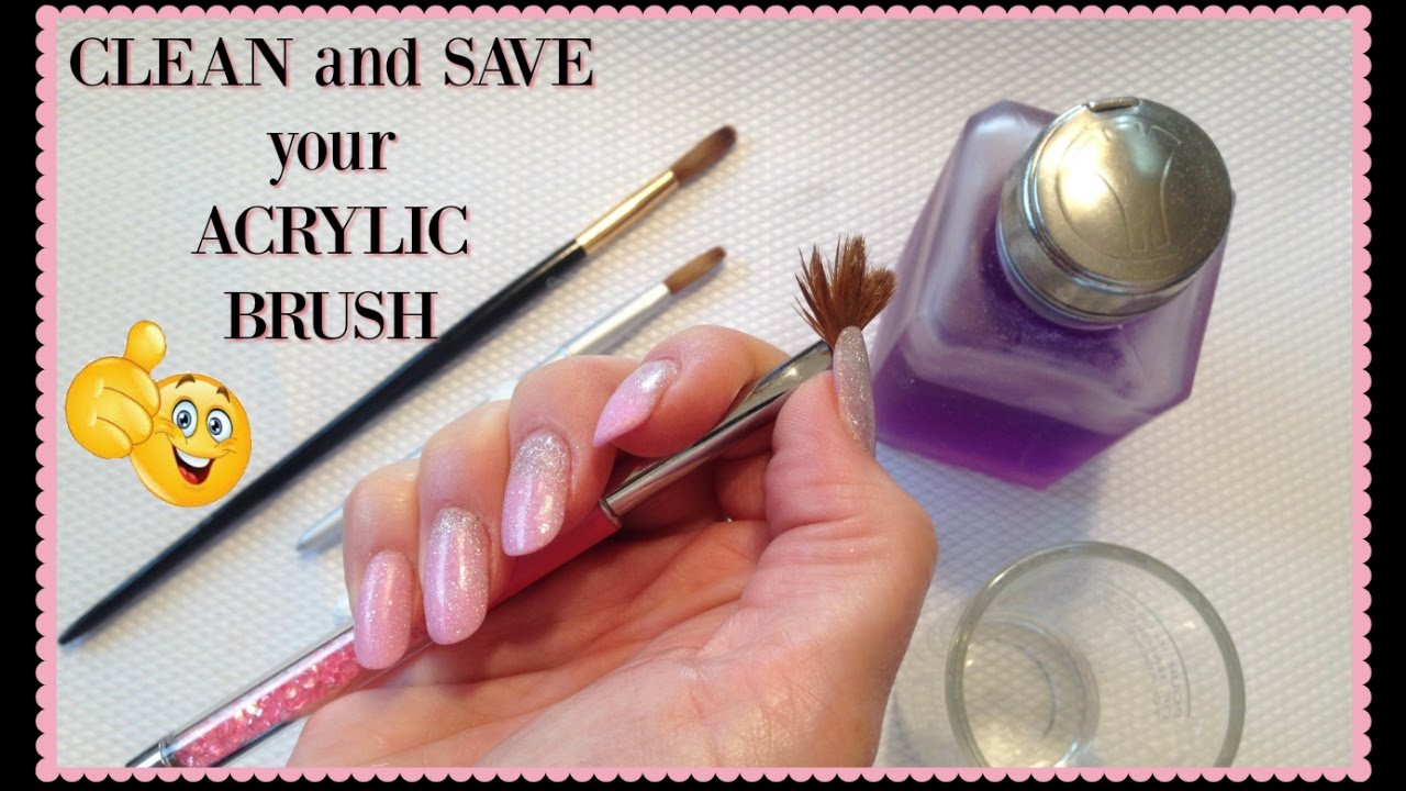 Acrylic Nail Brush: How to Revive and Clean Your Hard Acrylic Brush