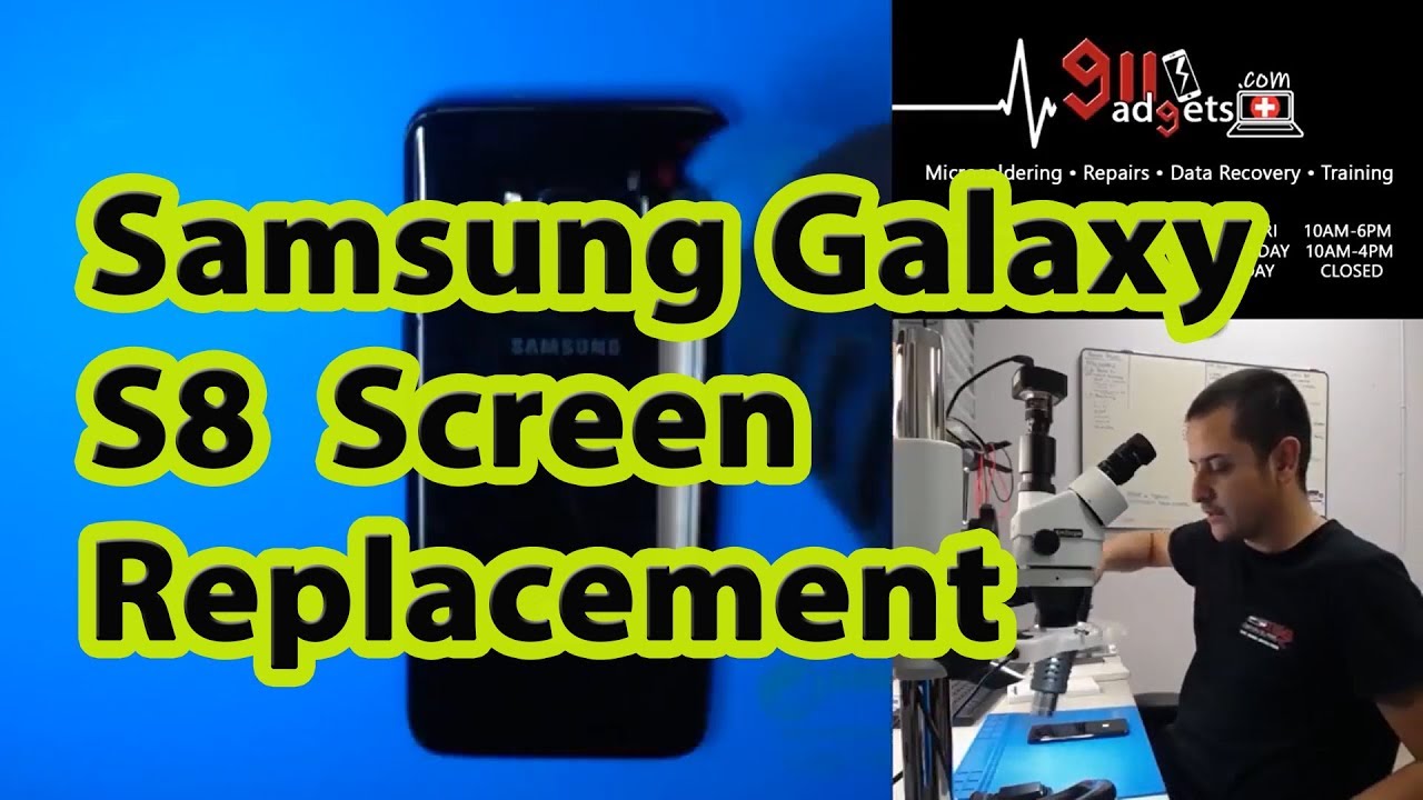 Samsung Galaxy S8 - Screen LCD Replacement With Frame (Start to Finish)