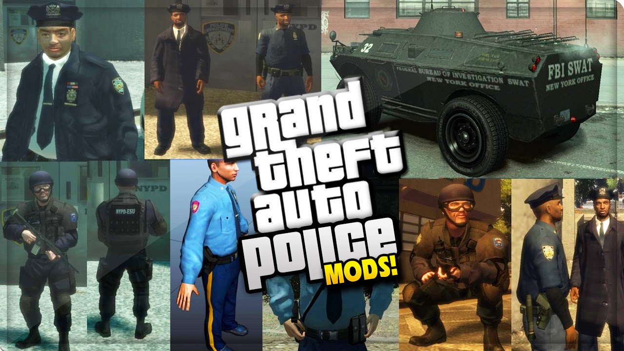 GTA Mods PLAY AS POLICE! LCPDFR Modded Missions (GTA IV Mod Gameplay)