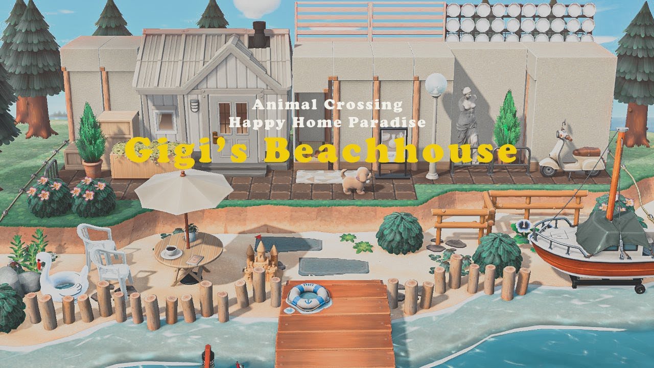 [Speed Build] Animal Crossing Happy Home Paradise  #4 Gigi's Beachhouse
