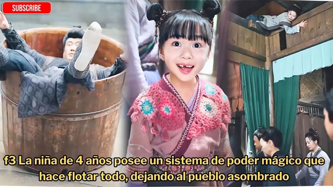 La ni&ntilde;a de 4 a&ntilde;os posee un sistema de poder m&aacute;gico que hace flotar todo, dejando al pueblo asombrado