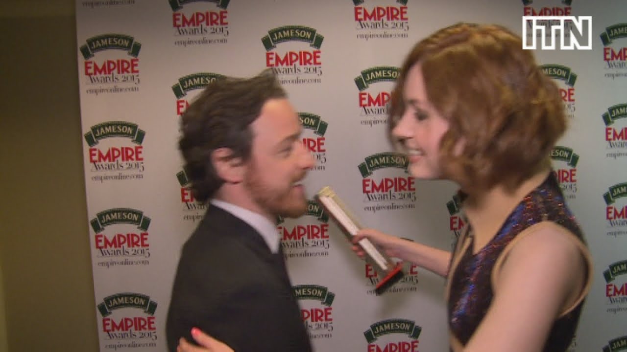Karen Gillan says James McAvoy's a great kisser
