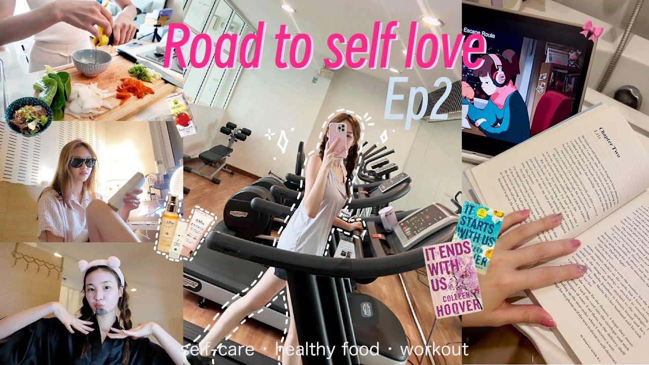 (SUB) Road to self-love 🚗 | a slow day at home, treating myself, full on skin & body care 🧖🏻‍♀️✨