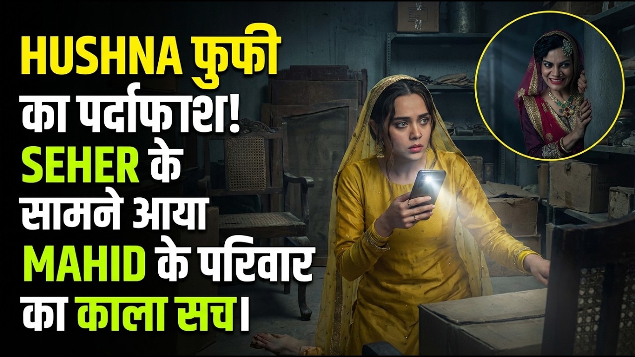 HUSHNA फुफी का पर्दाफाश! SEHER के सामने आया MAHID के परिवार का काला सच। 