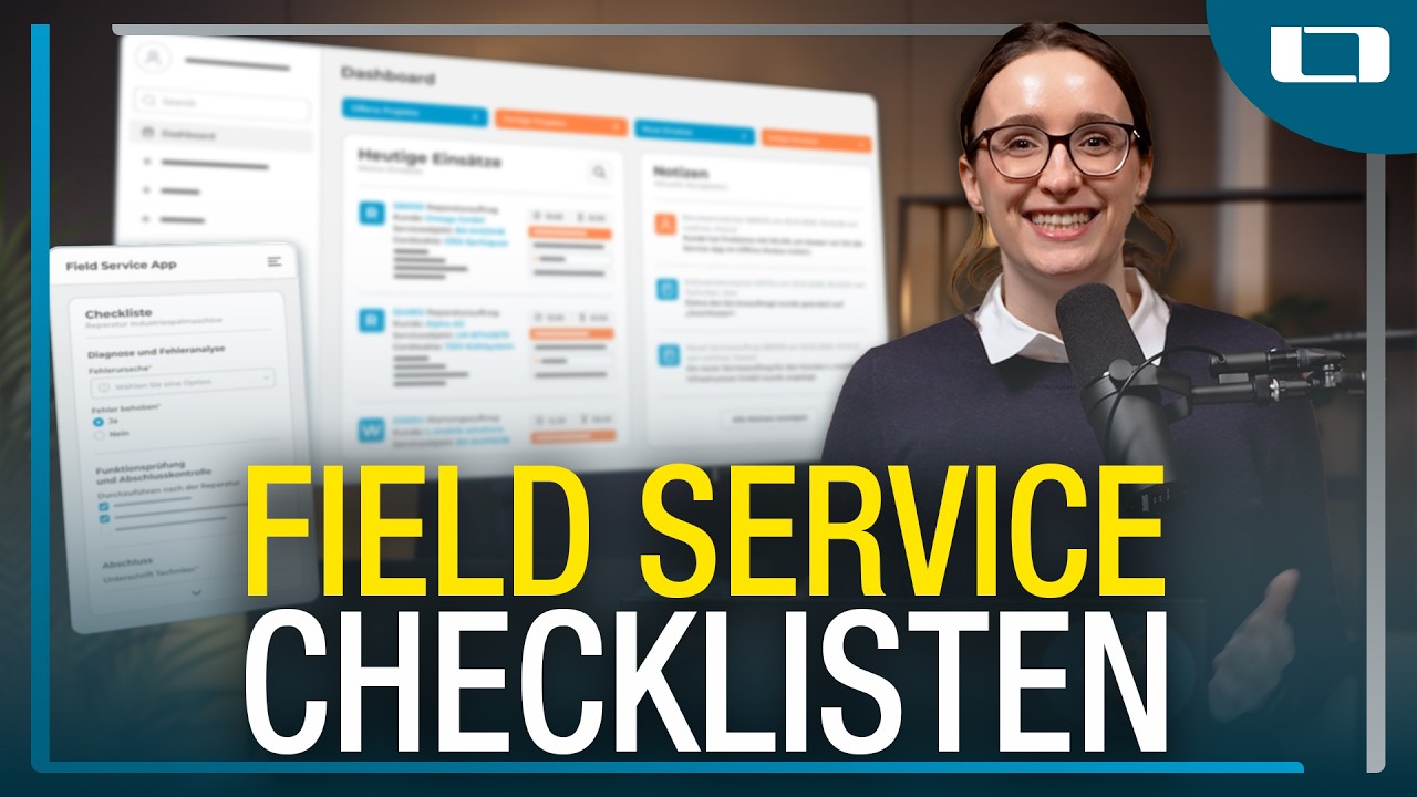 Digitale Checklisten für Servicetechniker – so funktioniert's mit L-mobile Field Service Management