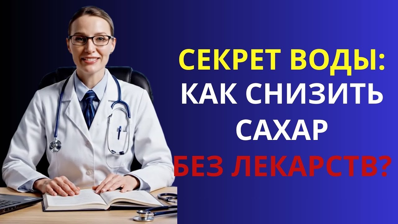 🔥 1 ошибка с водой, из-за которой растёт сахар и начинается диабет