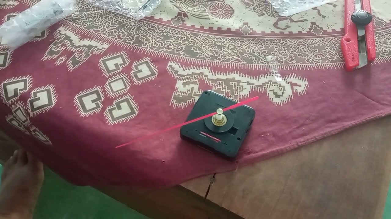 20231116-Mesin Jam Dinding ESA 885 Sweep Senyap Quartz