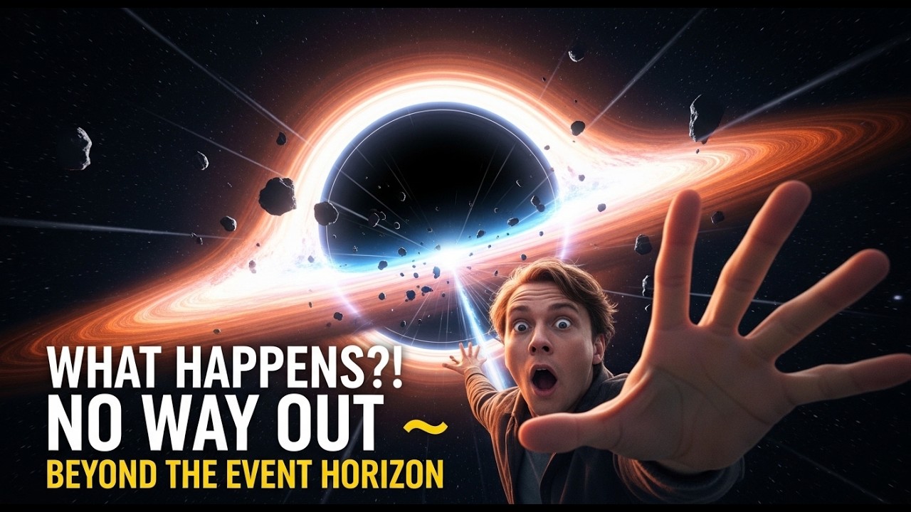 Falling Into a Black Hole Simulation 🌌 | What Would Really Happen?