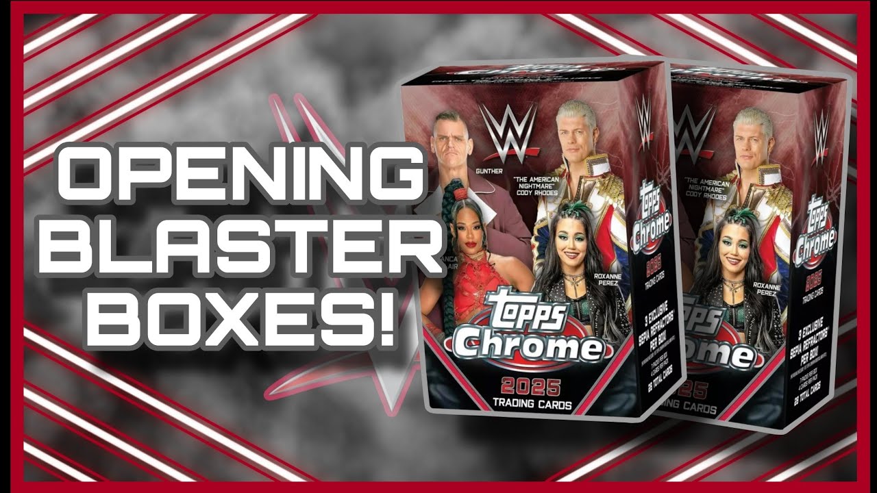 Topps WWE Chrome 2025 Blaster Boxes!