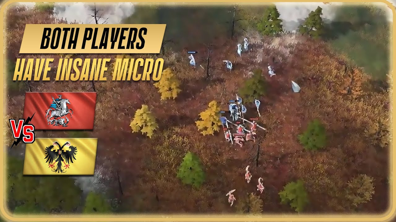 Both of Us Had Insane Micro! | Rus vs HRE | RM 1v1 | AOE4 #2 [Reupload]