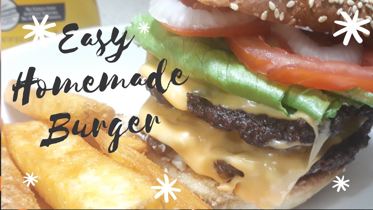 Easy Homemade Burger