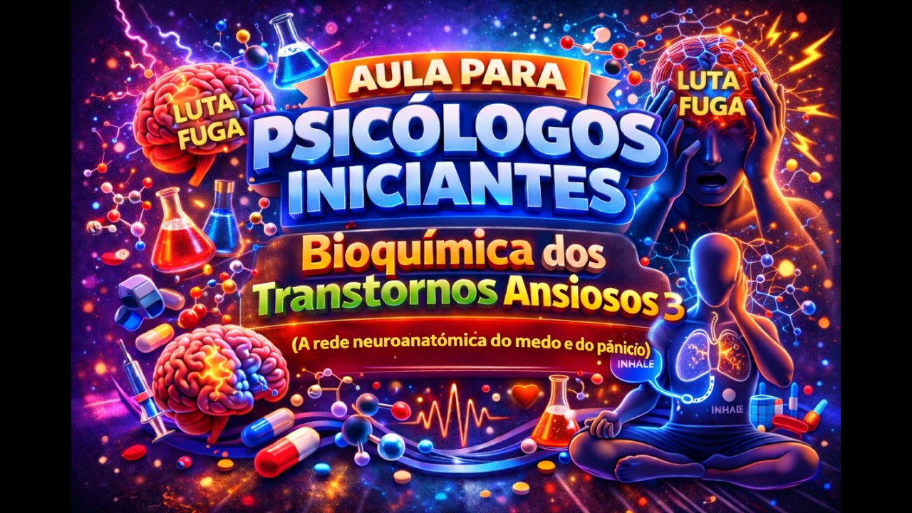 AULA PARA PSICÓLOGOS INICIANTES: Bioquímica dos transtornos ansiosos Parte 3