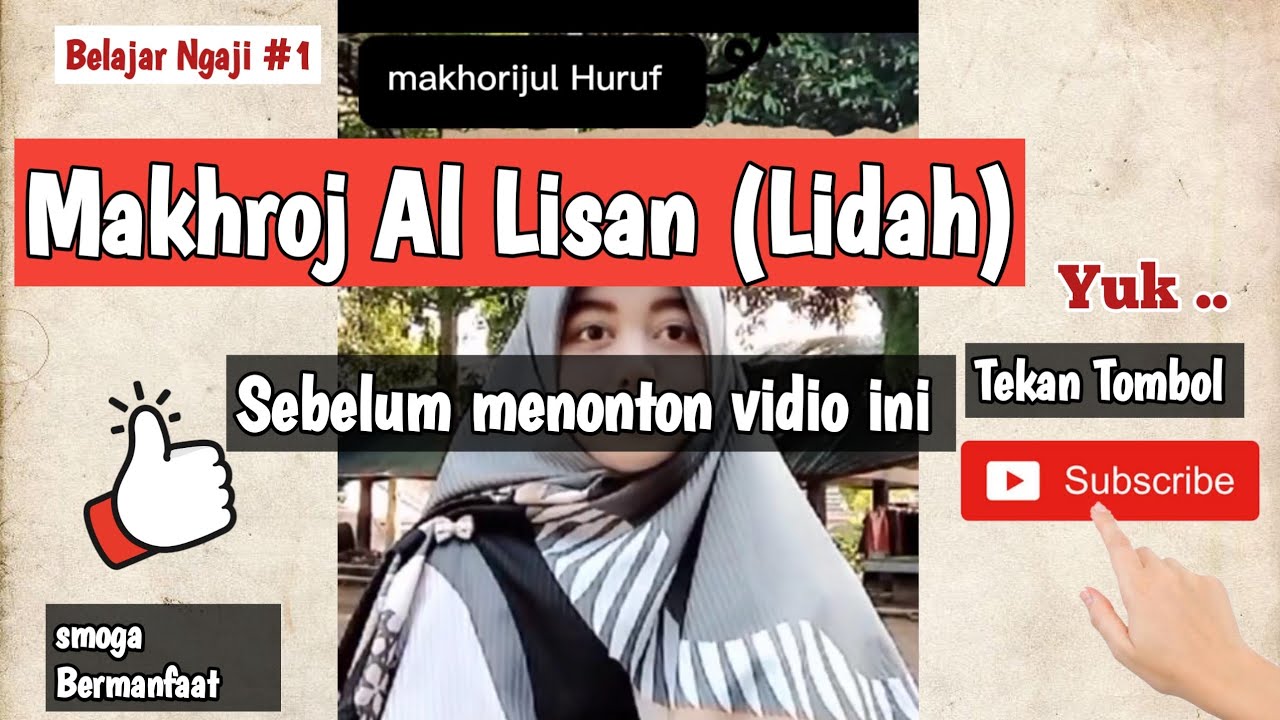 Makhorijul Huruf Al Lisan/Lidah