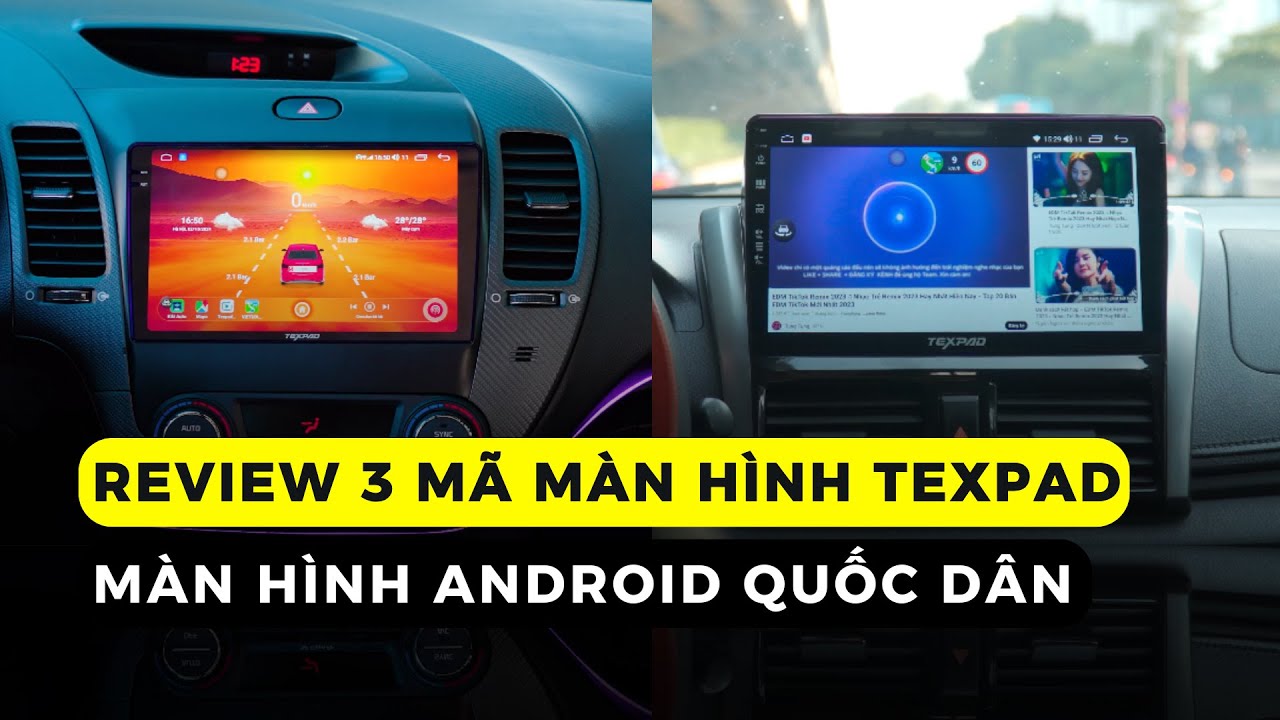 Review 3 mã màn hình android quốc dân đáng lắp nhất 2024 - Màn hình Texpad TX24