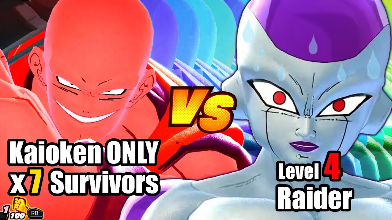 All Survivors Using ONLY KAIOKEN To Rush The Raider - Dragon Ball: The Breakers