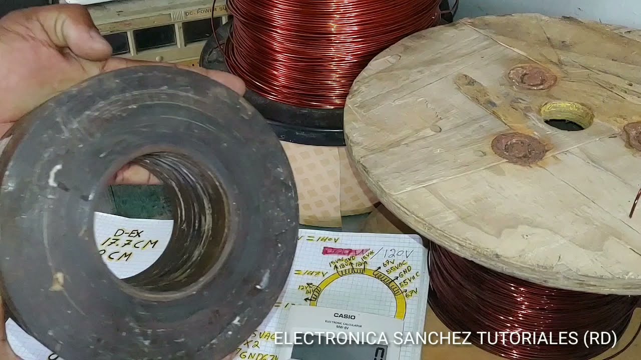 tranfomadores toroidal cálculo de vuelta por voltios y calibre de alambres Magneto