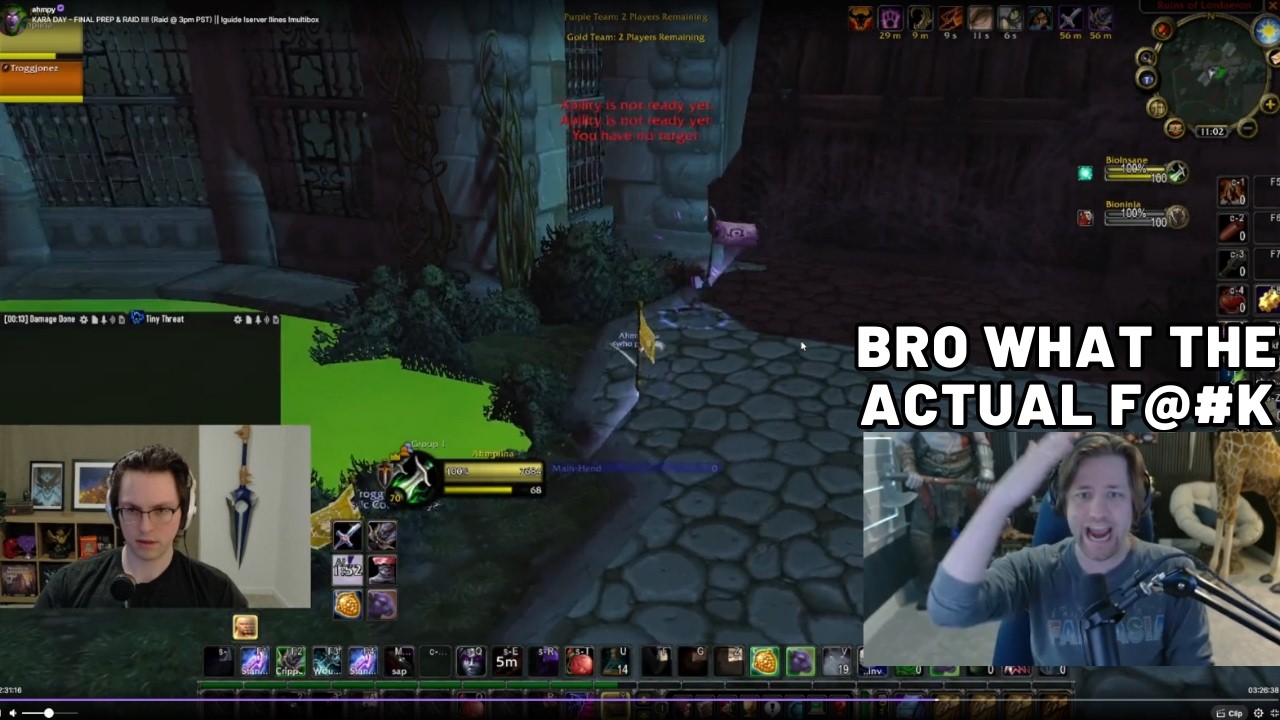 Sodapoppin Breaks Down Ahmpy’s Feral/Rogue… and Crashes Out