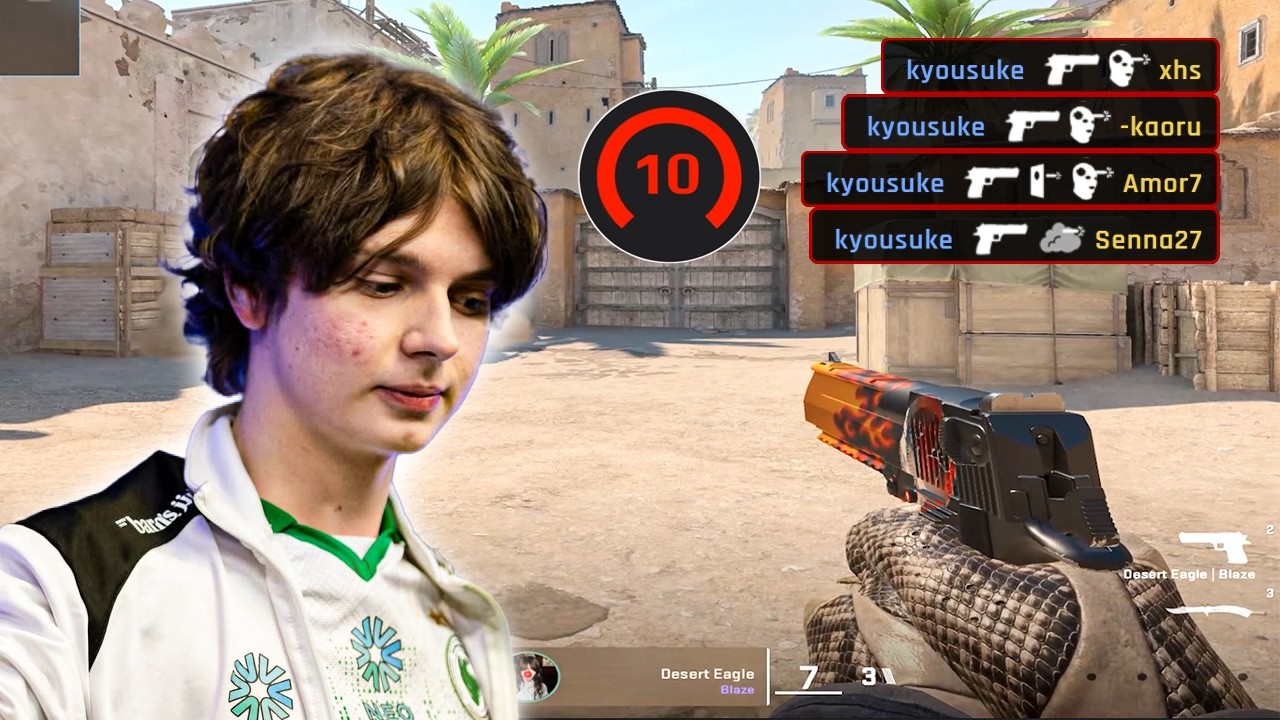 kyousuke (31-11) | Destroys FACEIT LVL 10 | DUST2