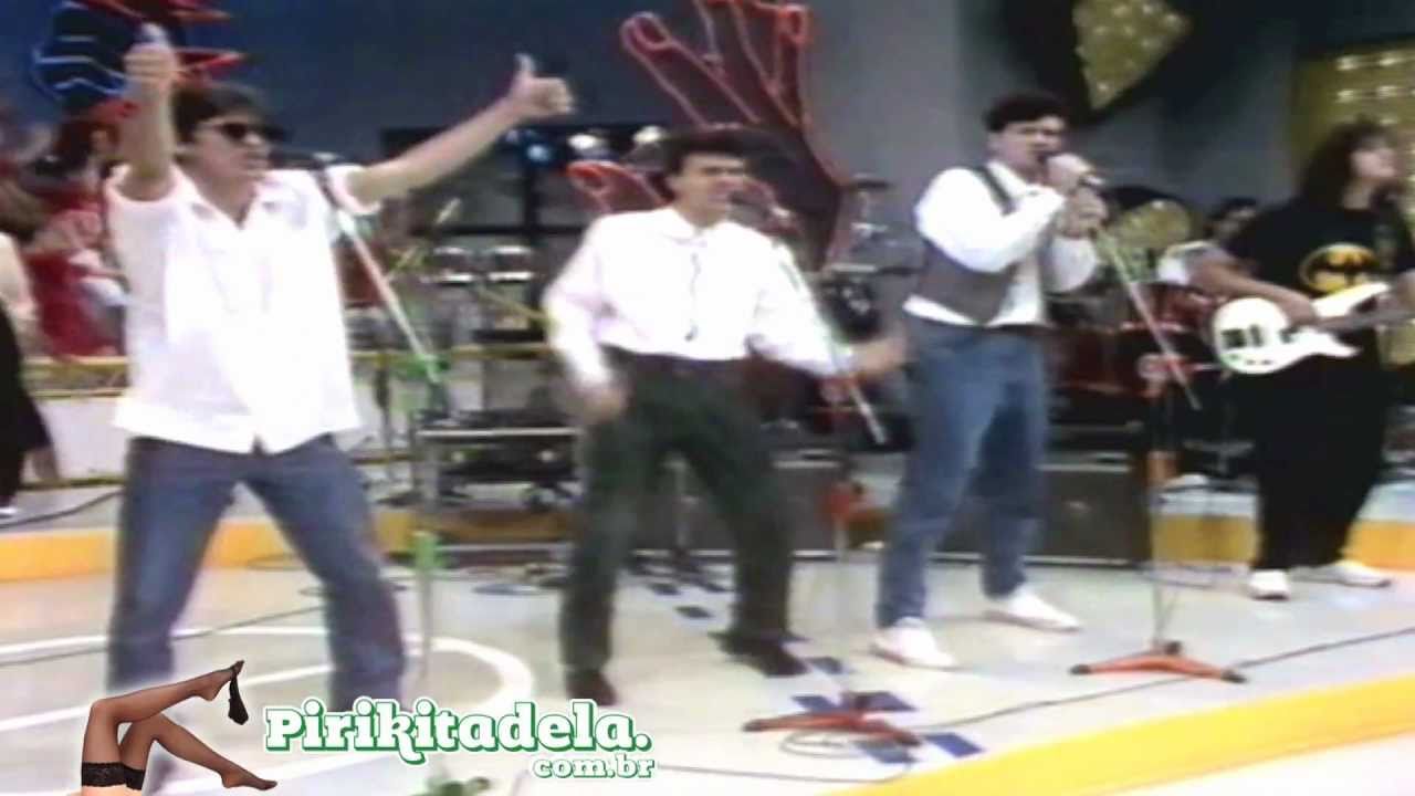 Inimigos do rei no Domingão do Faustão - 1989