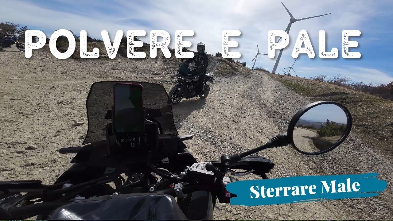 Offroad con  Norden 901 e la Tenere 700! Con esplorazione al parco eolico 