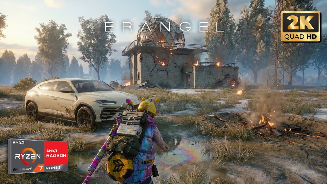 PUBG PC 2025 ERANGEL 2K [QHD] ULTRA GRAPHICS SOLO TPP | SMOOTH FPS EXPERIENCE | Ryzen 7 + RX 6700 XT
