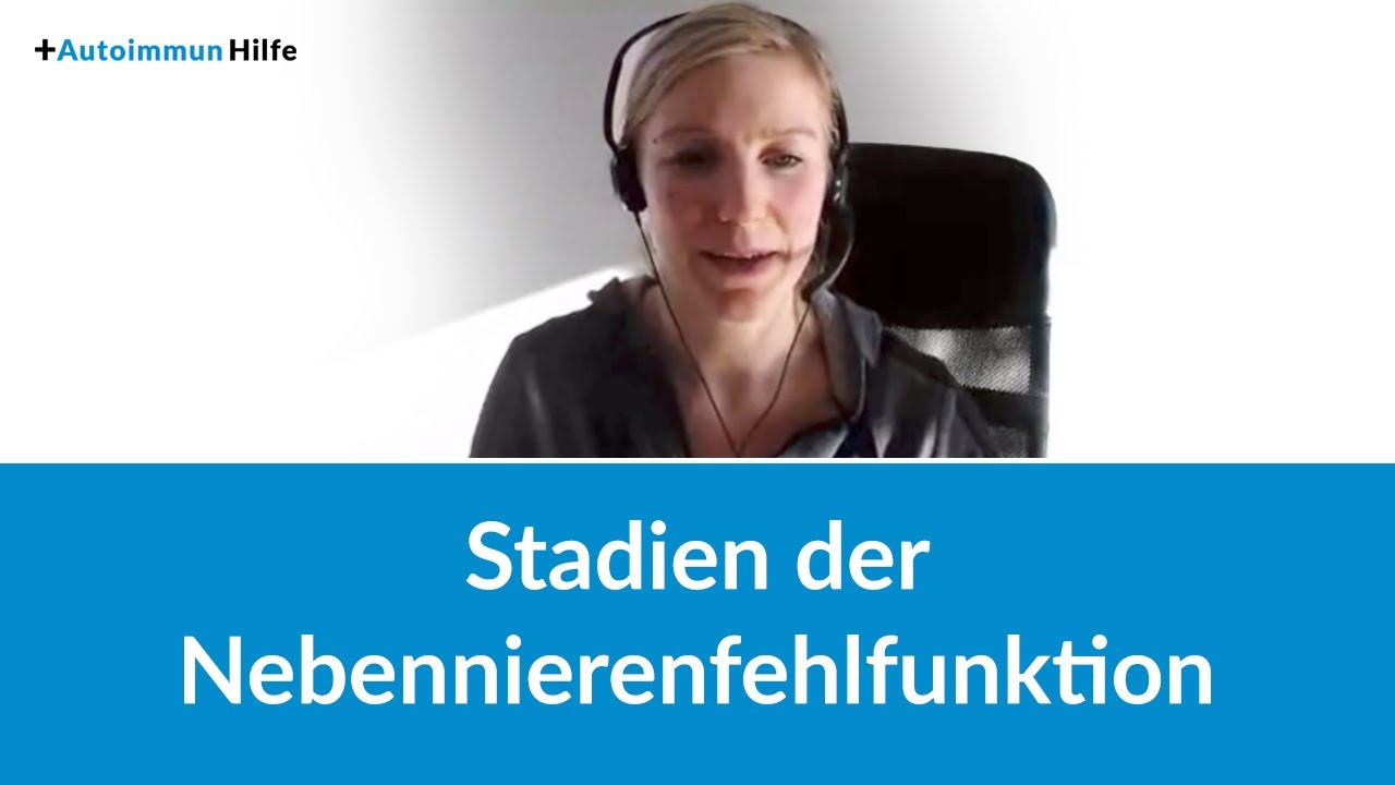 Stadien der Nebennierenfehlfunktion