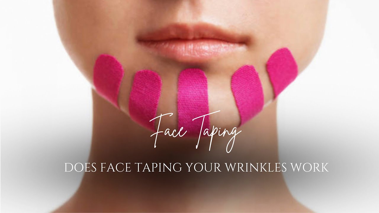 DOES FACE TAPING YOUR WRINKLES WORK / FREE FACE TAPING LESSONS. TAP THE LINK IN THE DESCRIPTION BOX.