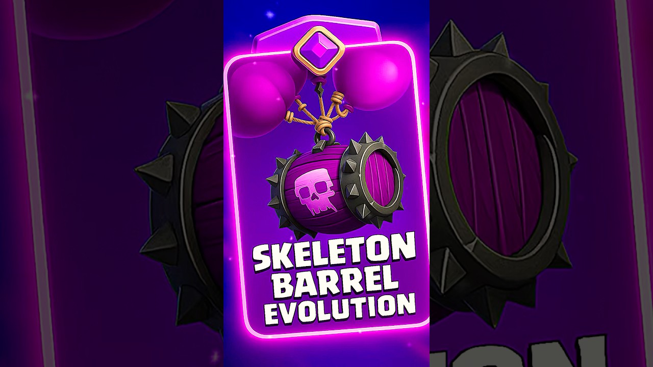 Skeleton Barrel Evolution | #clashroyale