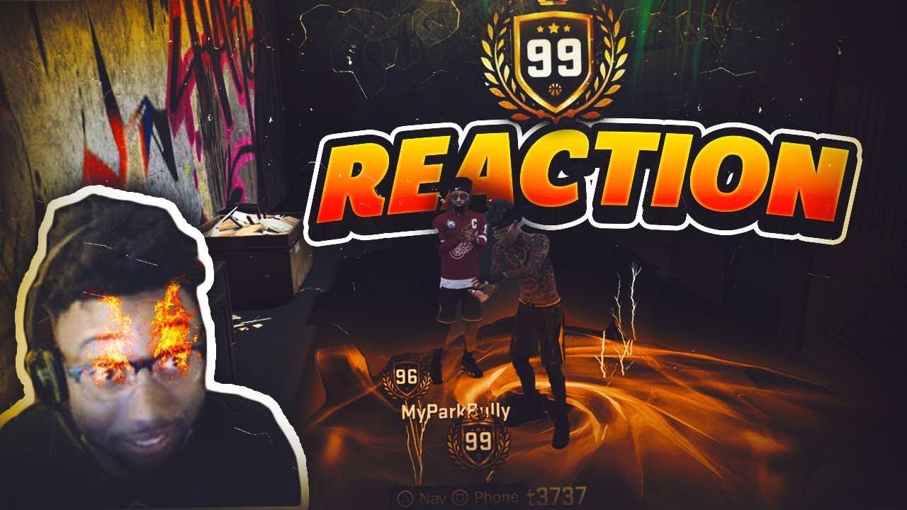 99 OVERALL REACTION!!! 2K REALLY GAVE HIM THESE LEGENDARY BADGES?? DEMIGOD BUILD NBA 2K18 !