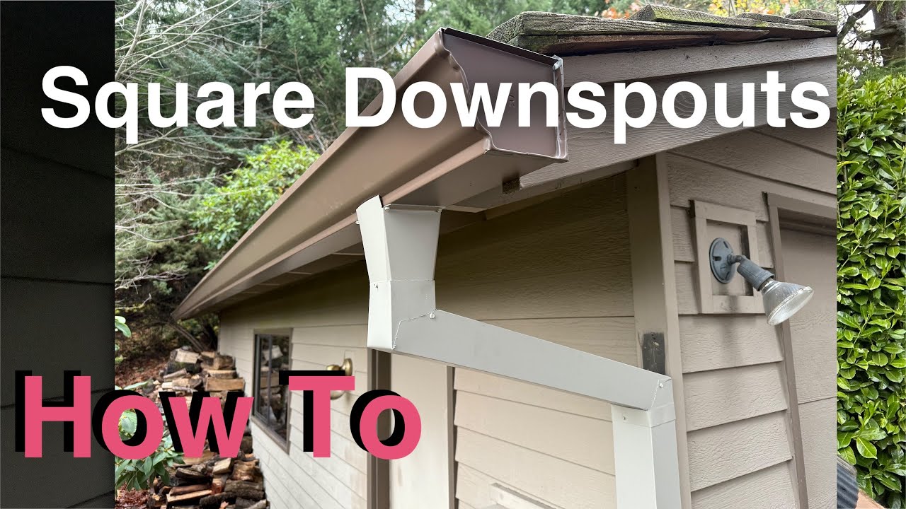 🔨 Square Downspout Installation MASTERED | Pro Tutorial That Makes It EASY 2024