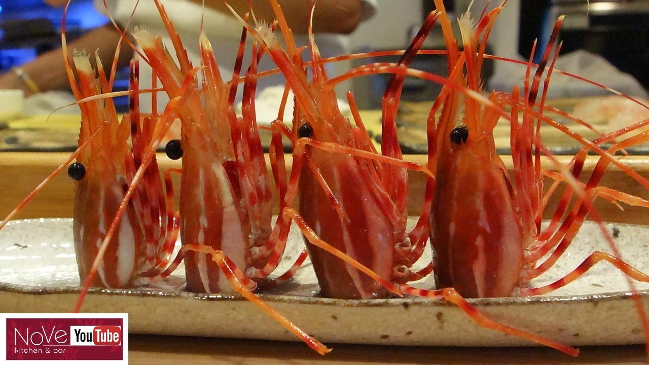 GRAPHIC: Live Shrimp Omakase - Shunji Japanese Cuisine