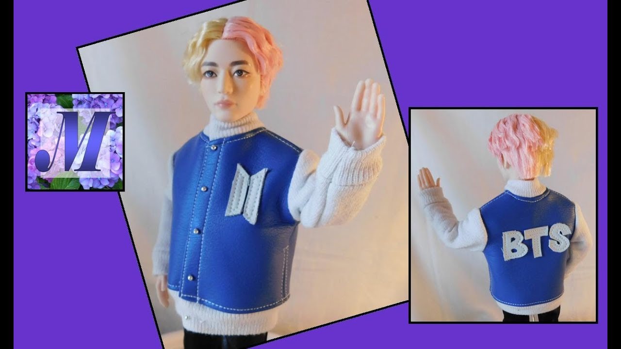 Drafting a Bomber Jacket for 11 inch BTS Dolls