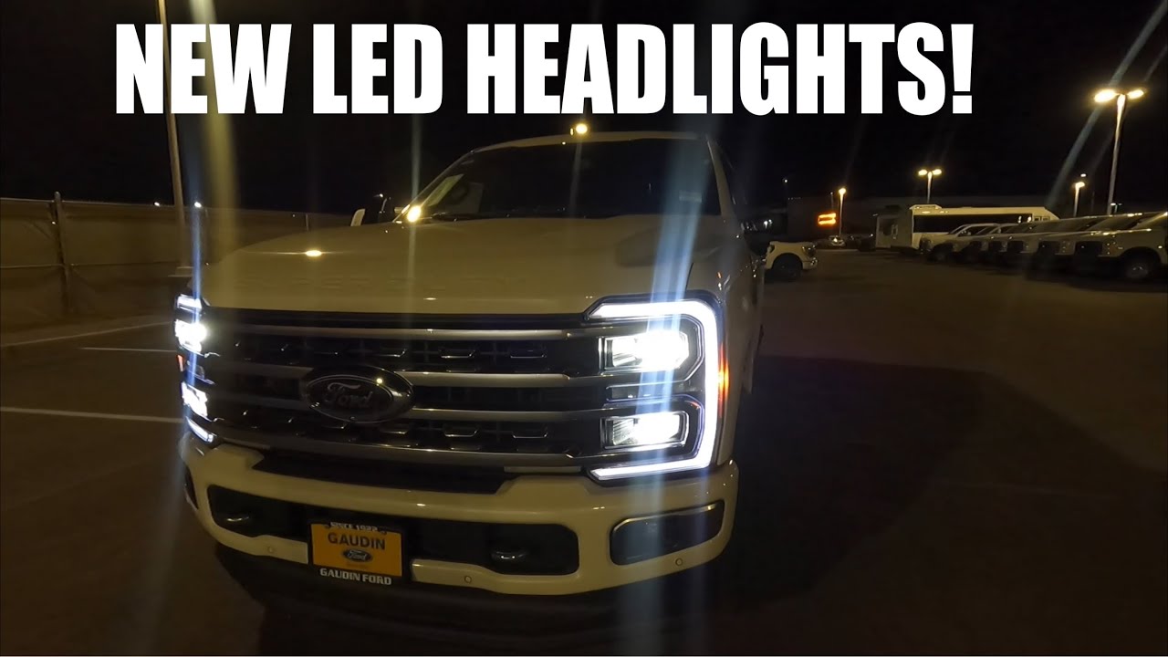 2023 Ford F-250 Platinum at Night! | Interior, Exterior, Drive