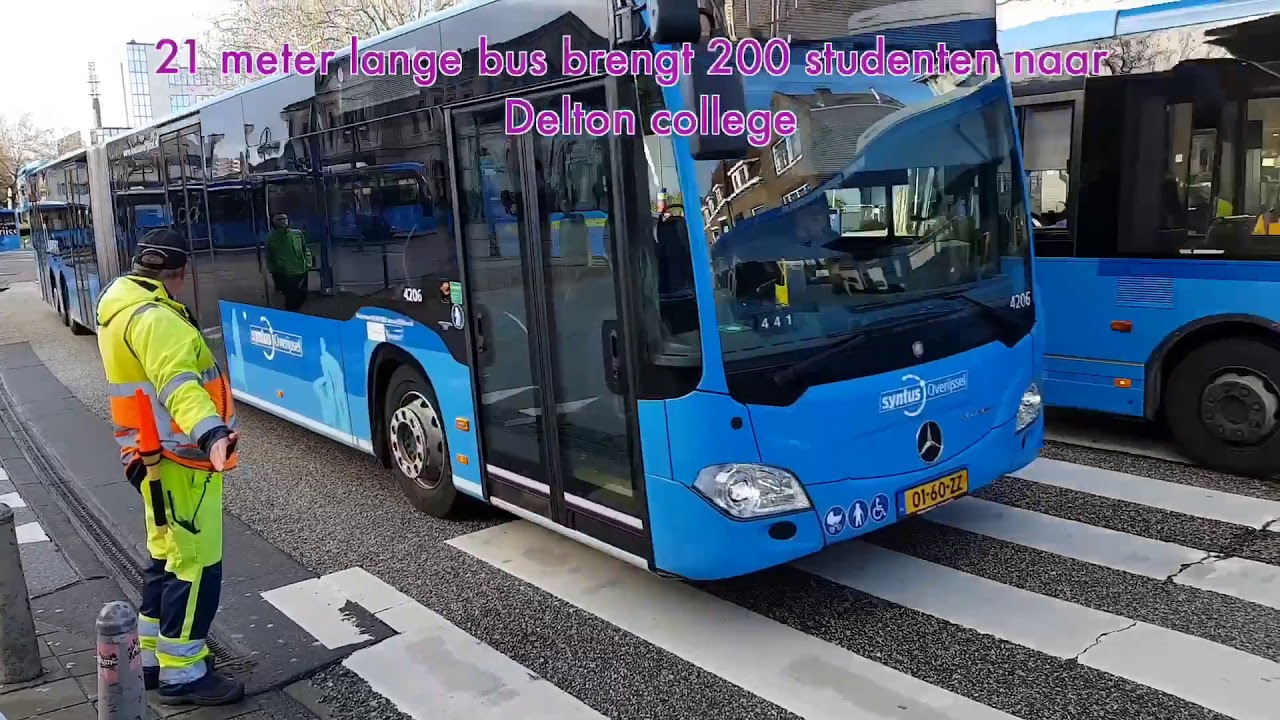 Opening busbrug in Zwolle 9 febr. 2019