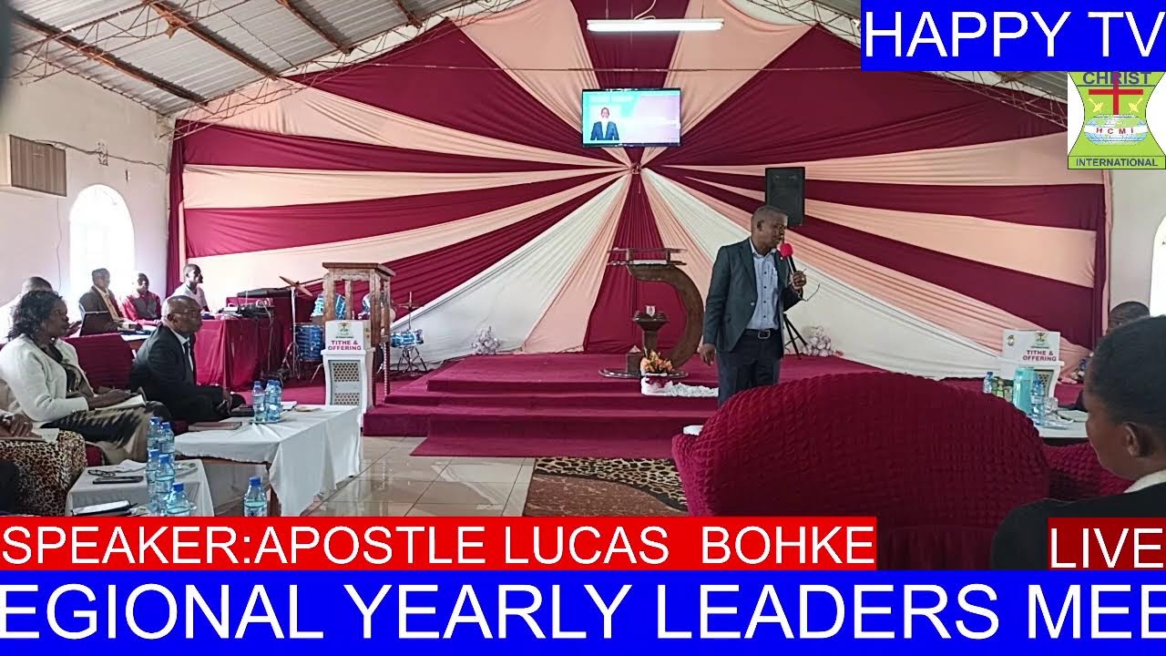 REGIONAL LEADERS MEETING AT KIPSOLU HAPPY CHURCH