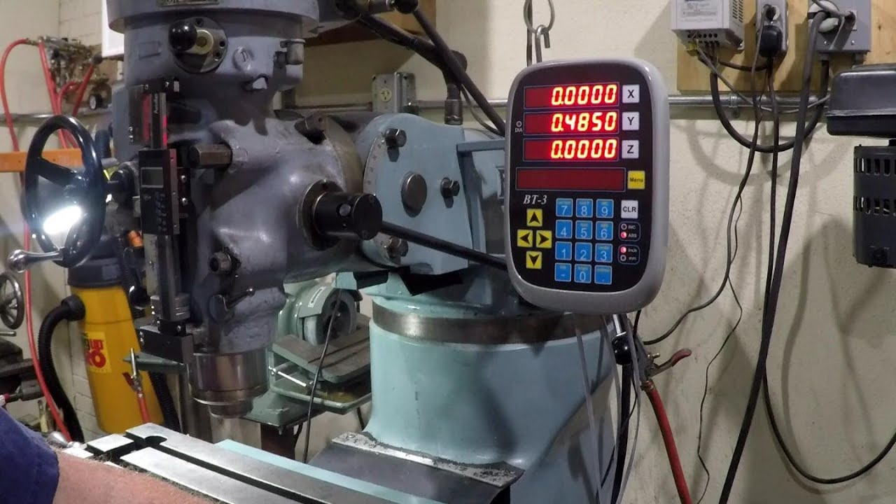 Installing a DRO on a Bridgeport Series I J-Head Mill - Part 1