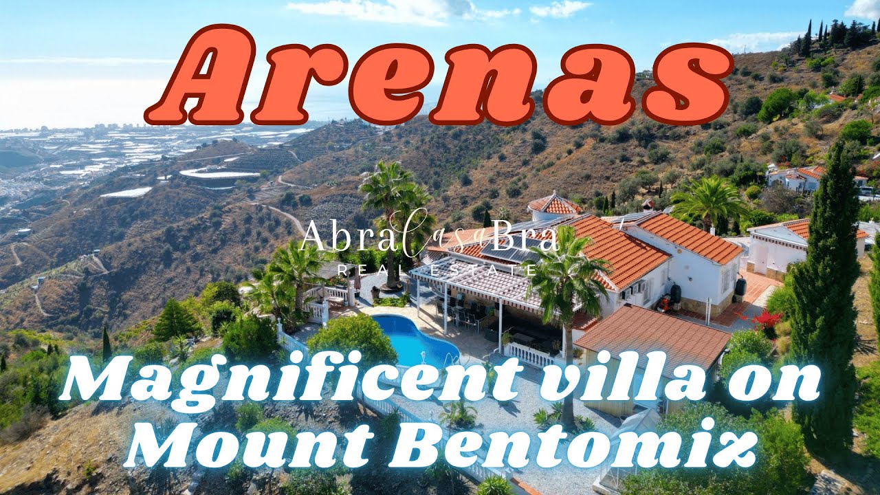 Beautiful villa with breathtaking views located in Arenas, Málaga
