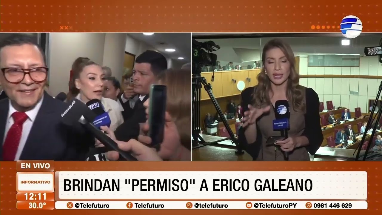 Brindan permiso a Erico Galeano