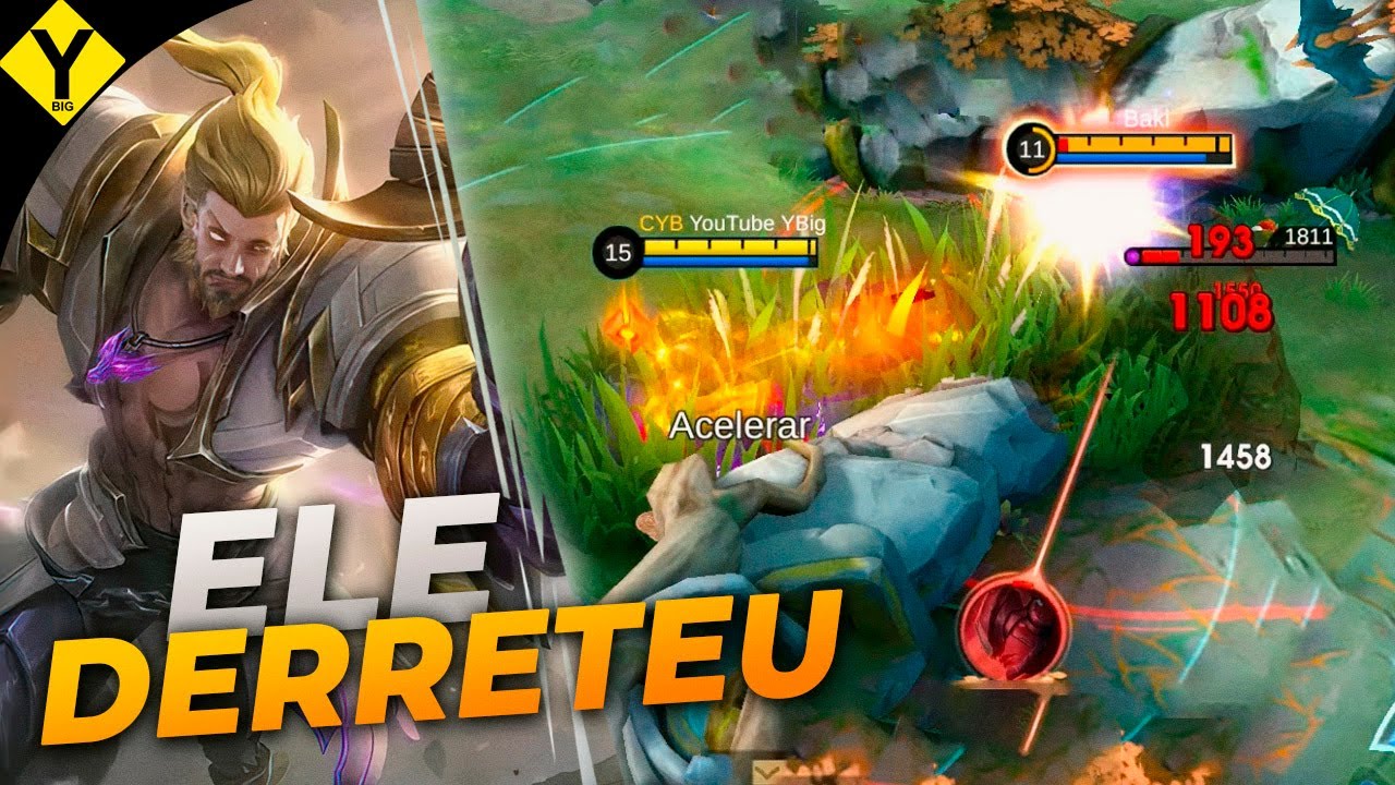 A NOVA BUILD DO ROGER DERRETE OS INIMIGOS