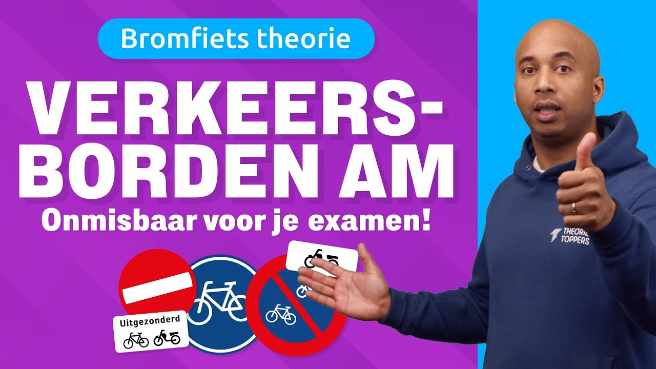CBR Theorie examen: Deze scooter theorie verkeersborden komen ELK examen voorbij!!!