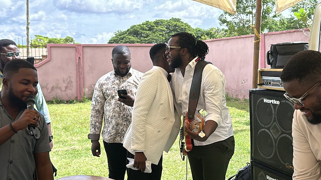 Affreh Junior, George and more musicians Perform At OKYERE BASSIST’s wedding reception in Kumasi