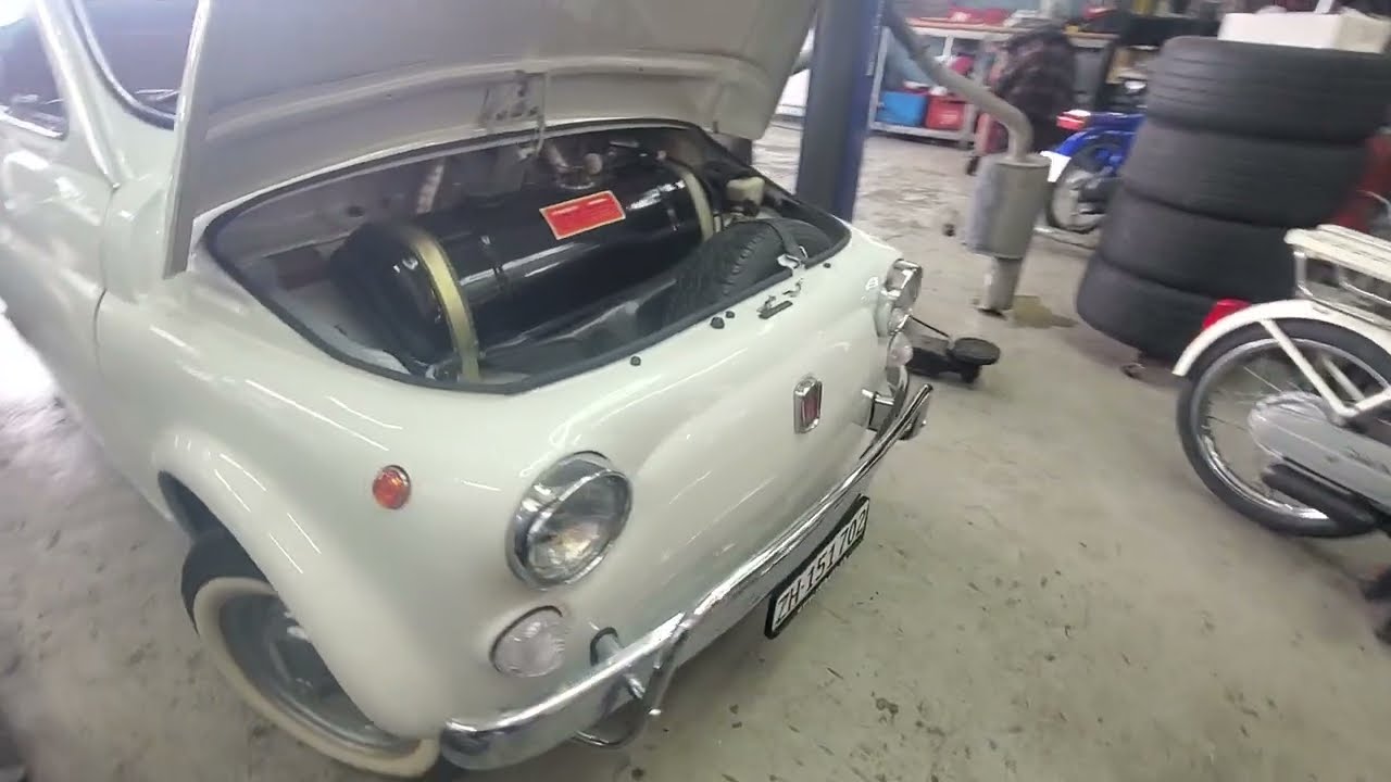 Oldtimer Fiat 500 L wird es laufen? Wie startet man eigentlich einen cinquecento???